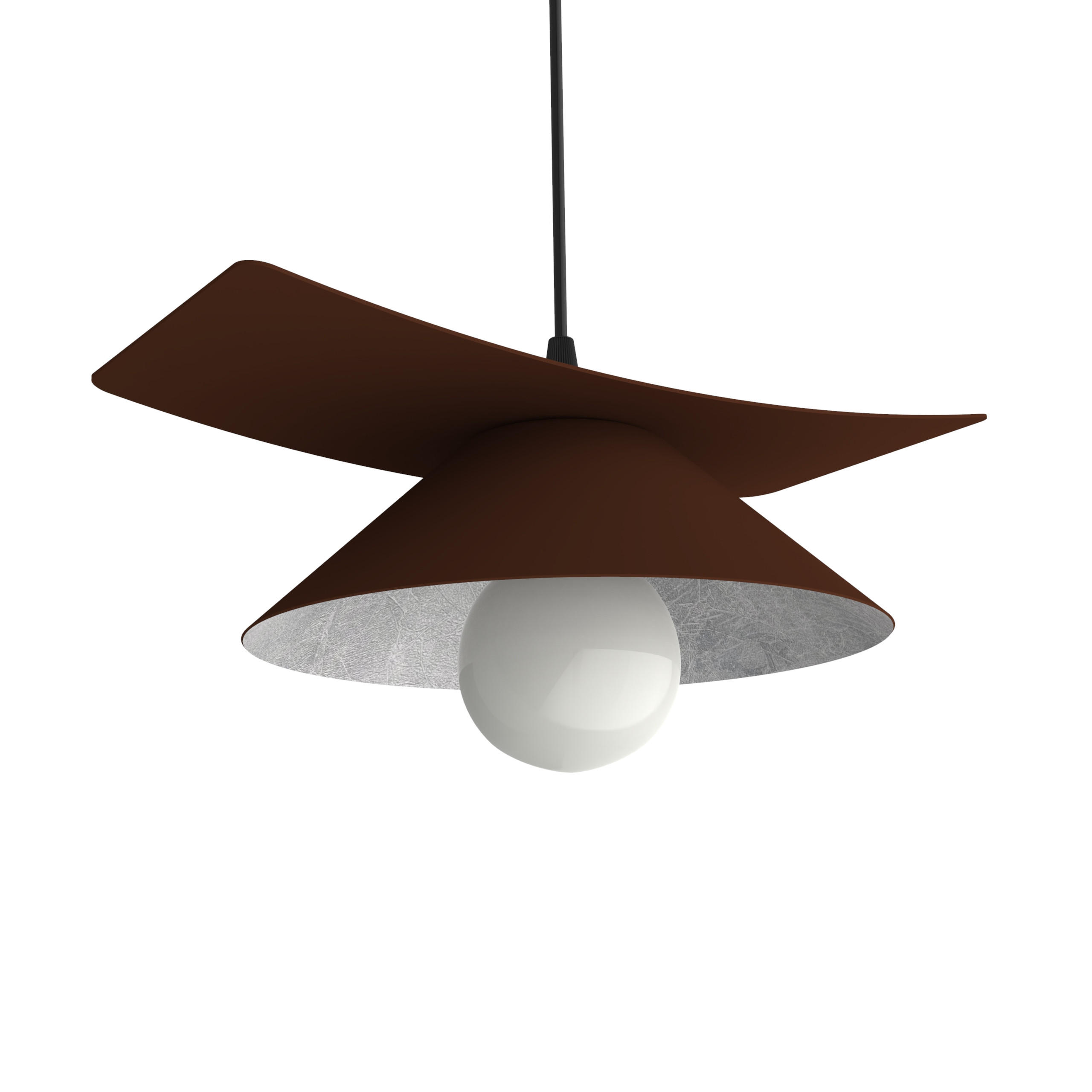 Lumicom Hängeleuchte Braun 34x10x25 cm