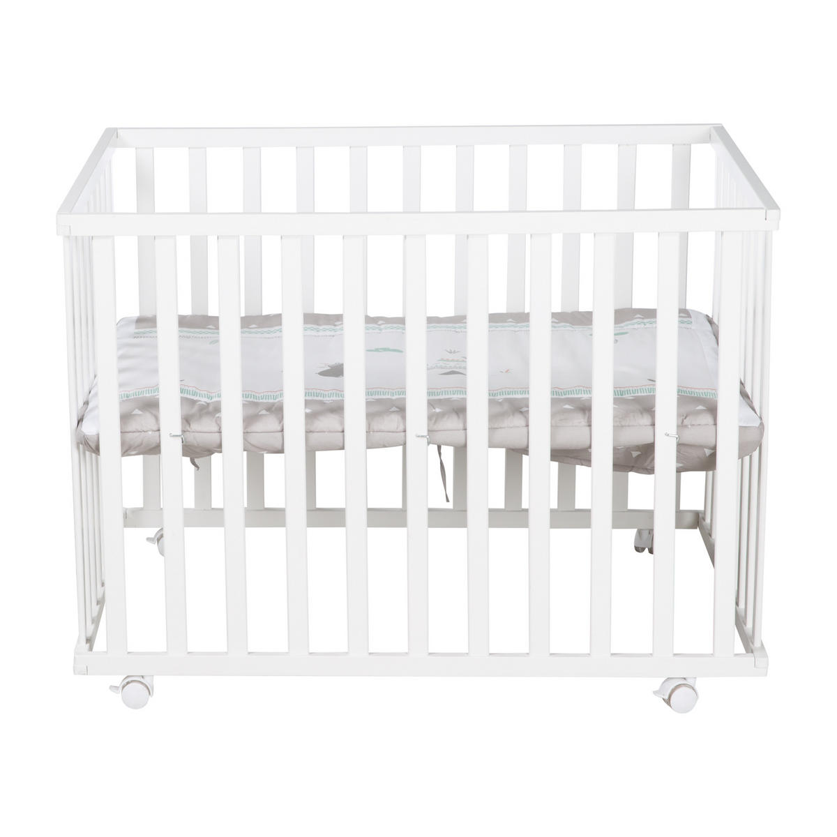 LAUFGITTER 100x75, Indibär - Weiß, Holzwerkstoff (72.5/72/98cm) - Roba