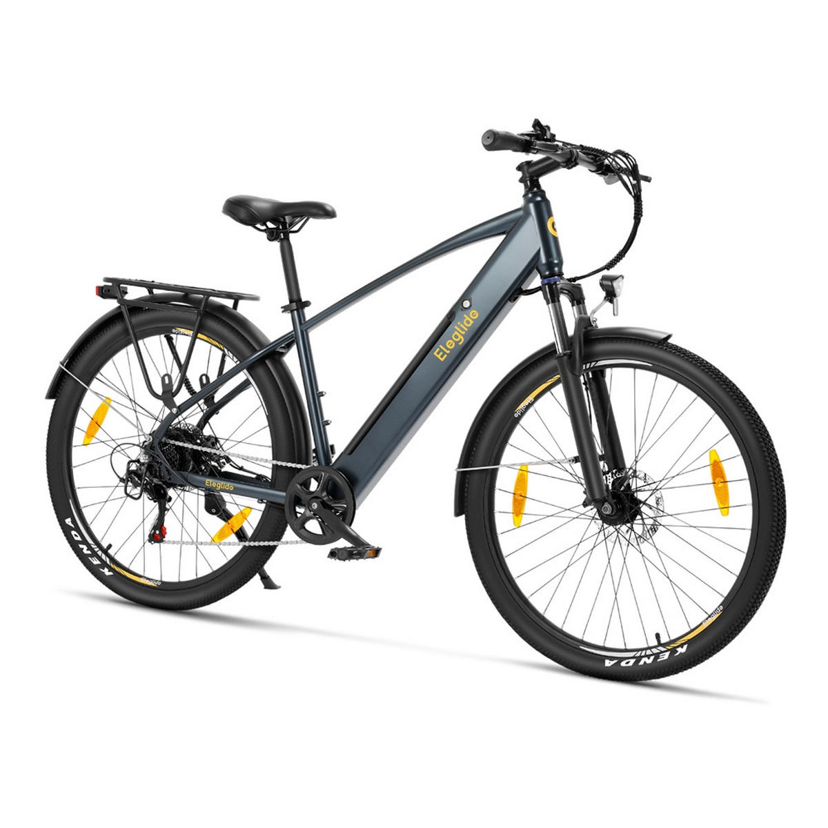 E-BIKE Eleglide T1 – Extensive 100 km Reichweite herausnehmbarer Akku - Graphitfarben, Metall (78cm)
