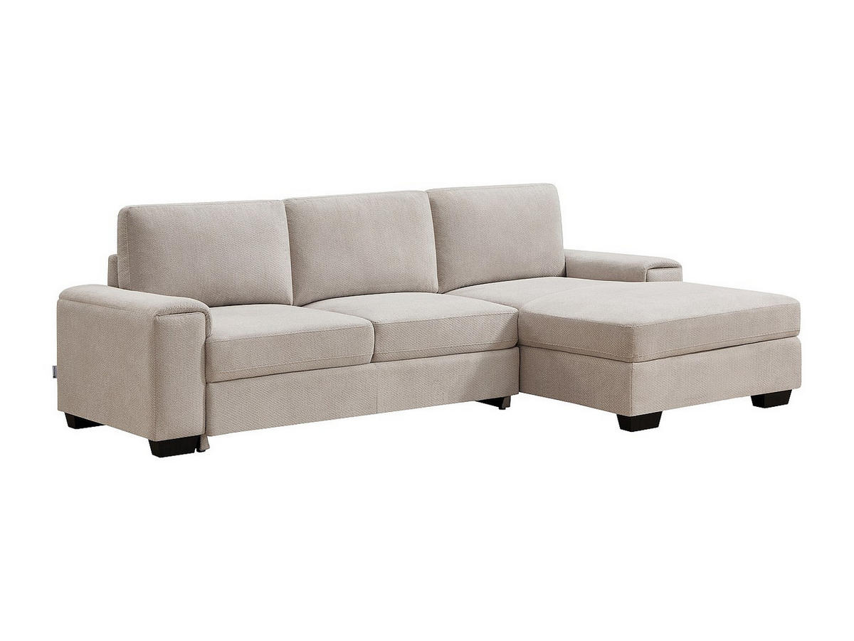 SCHLAFSOFA - 4 Personen - Stoff - Beige - - Beige, Textil (260/85/153cm) - Vente-Unique