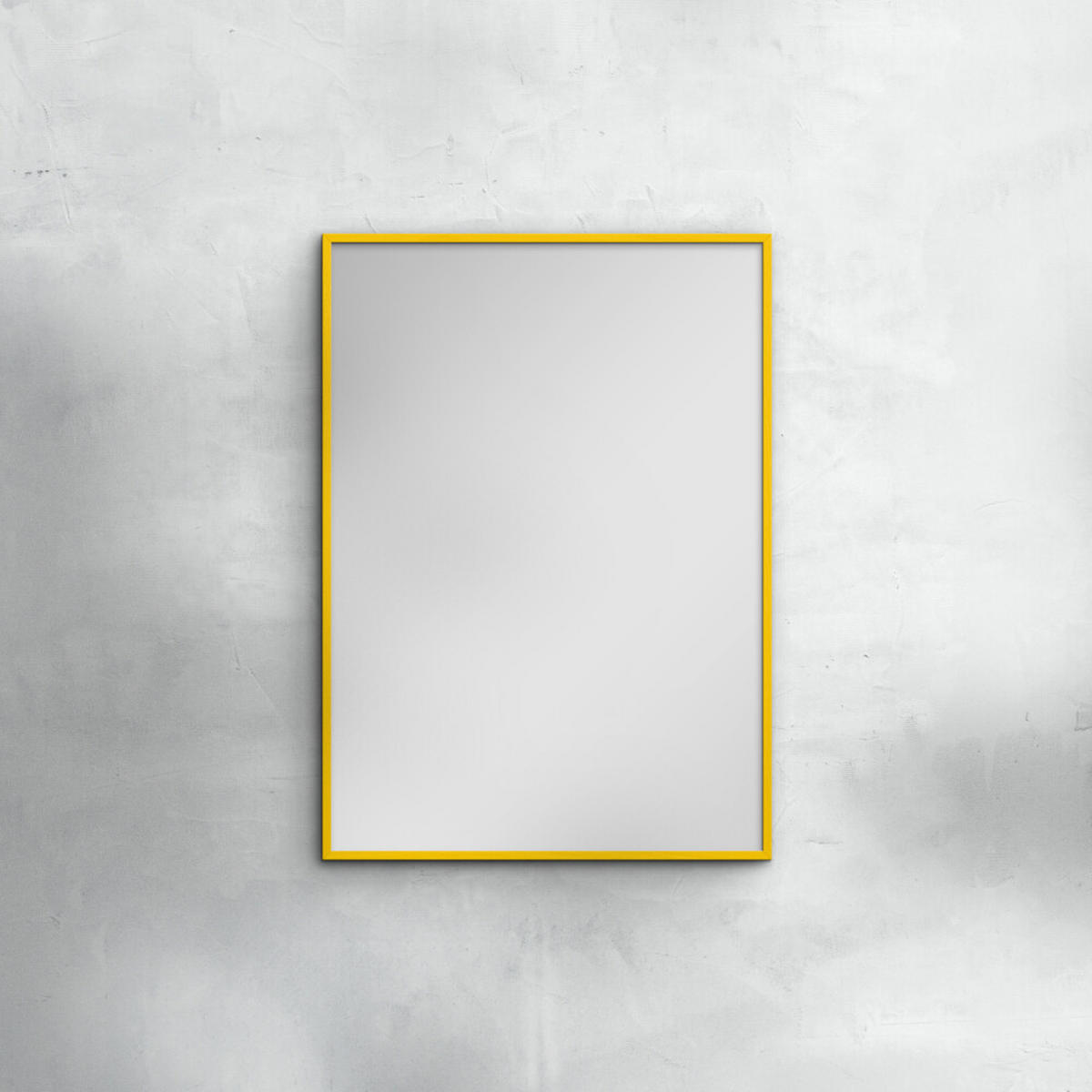 SPIEGEL - Gelbes Holz - Gelb, Holz/Papier (30/40/2cm) - Poster&Frame