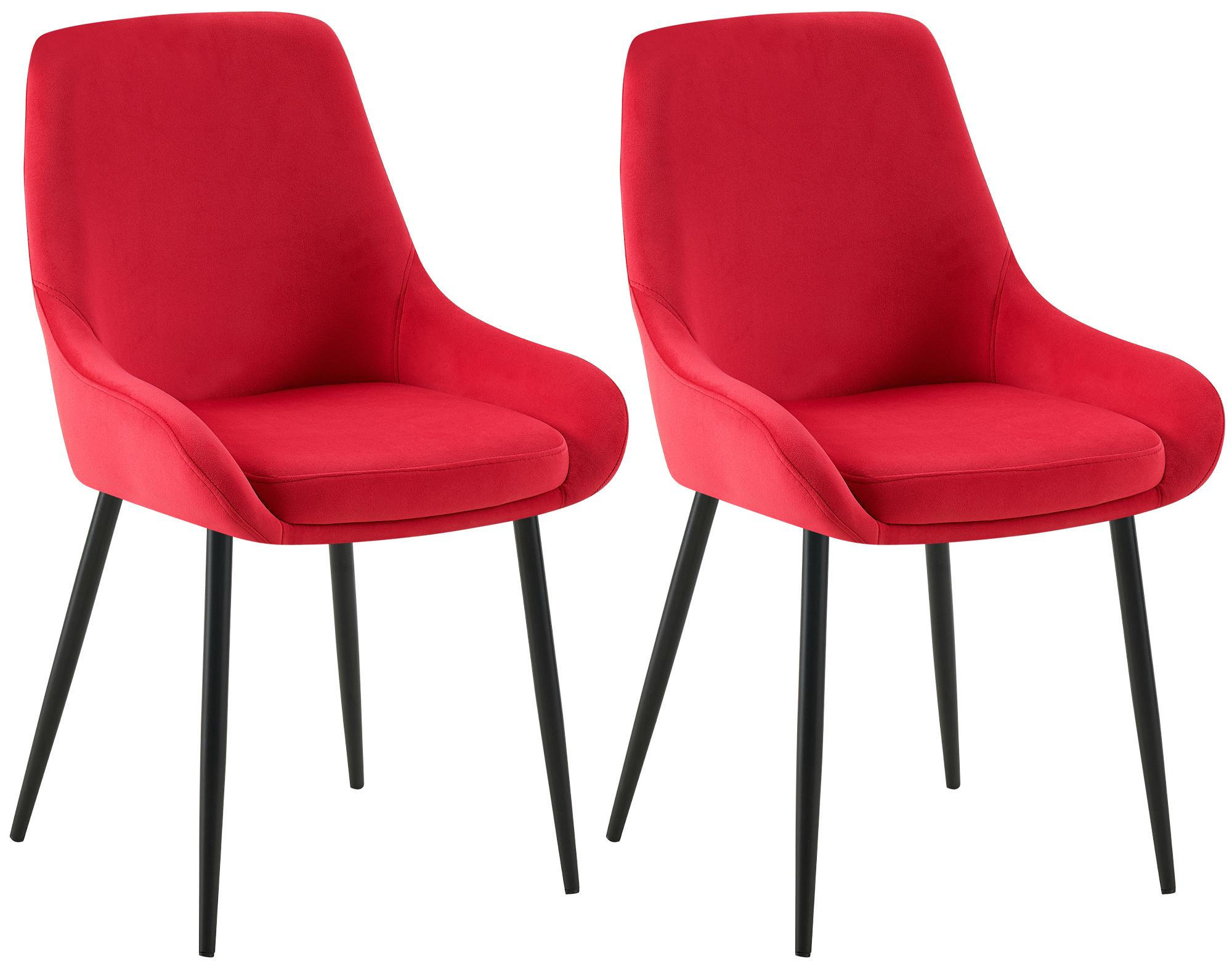 Deluke Esszimmerstuhl Rot 50x86x53 cm