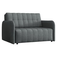 SCHLAFSOFA Viva Grand II - Dunkelgrau/Schwarz, Holz/Kunststoff (125/85/95cm) - MIRJAN24