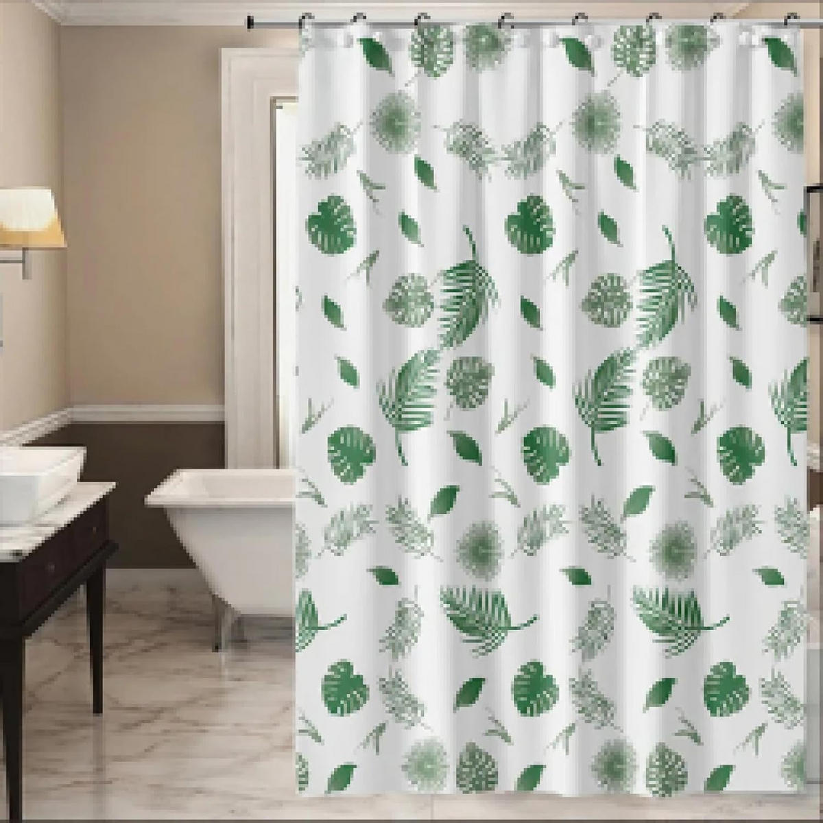 DUSCHVORHANG – 180 x 200 cm – inklusive Haken - Multicolor, Kunststoff (180/200cm)