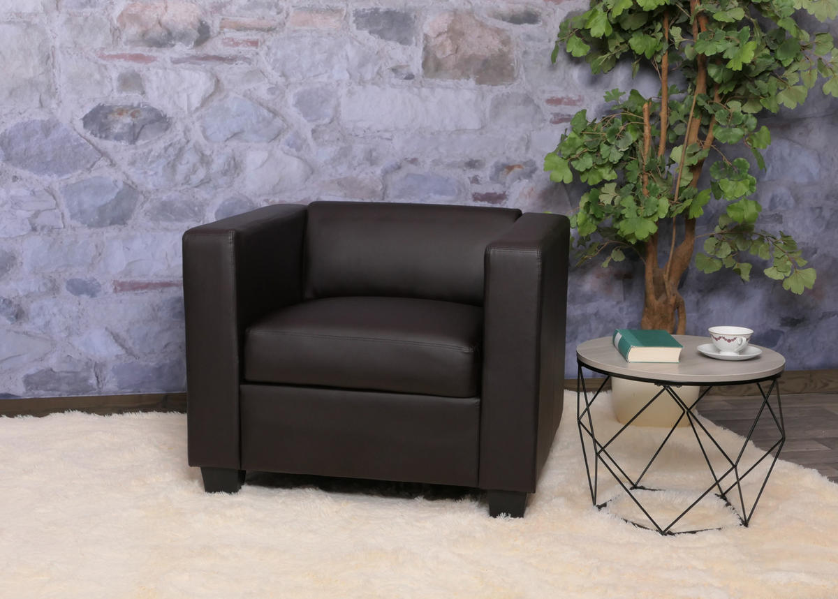 SESSEL LOUNGESESSEL Braun - Braun, Textil (86/70/75cm) - MCW