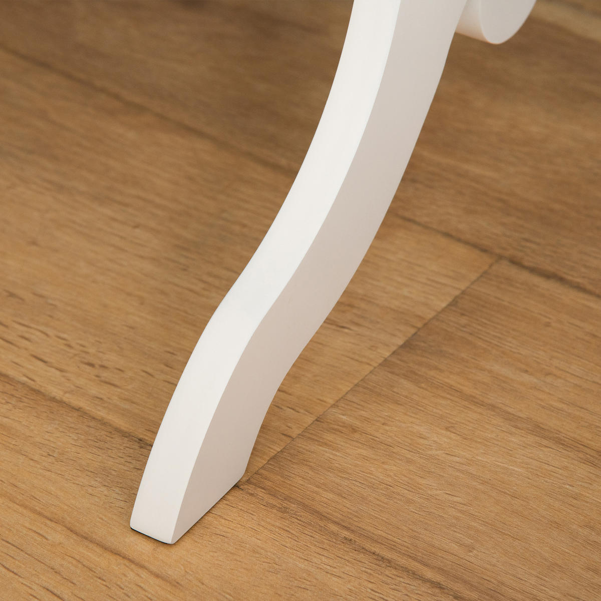 STANDSPIEGEL DE-17908 oval mit verstellbarem Winkel Weiß - Weiß, Holzwerkstoff (48/147/46cm) - ComfortXL