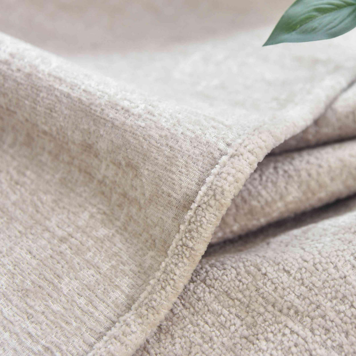 VORHANG 2ER SET »Nürnberg« HxB 245x135 cm Beige - Beige, Textil (135/245cm) - Gardinenbox