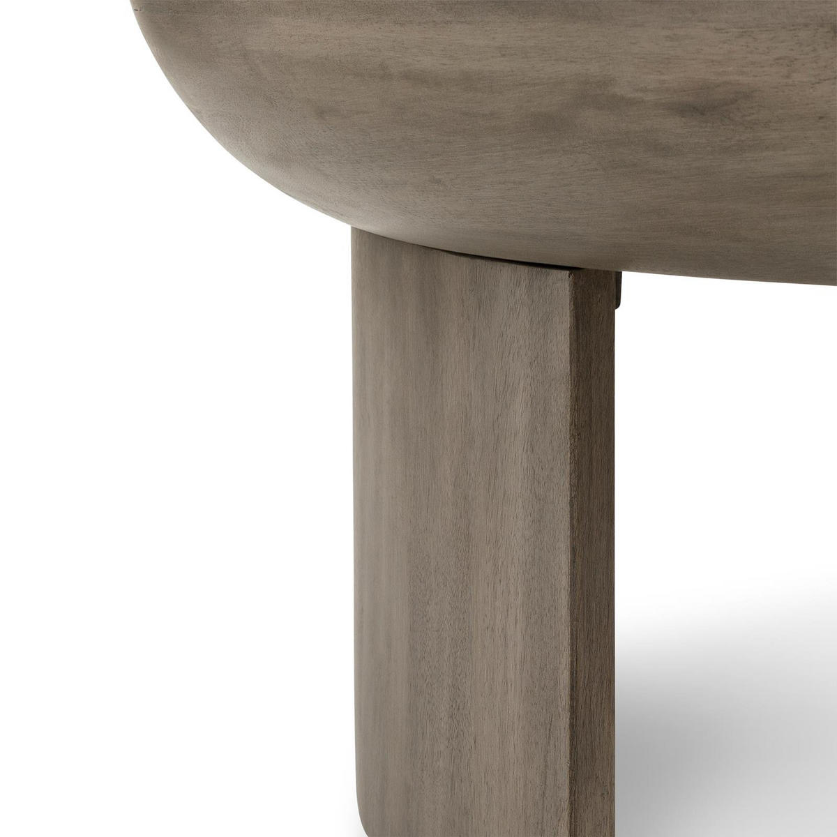 COUCHTISCH KUMASI grau - Grau, Holz (90/90/39cm) - IDIMEX