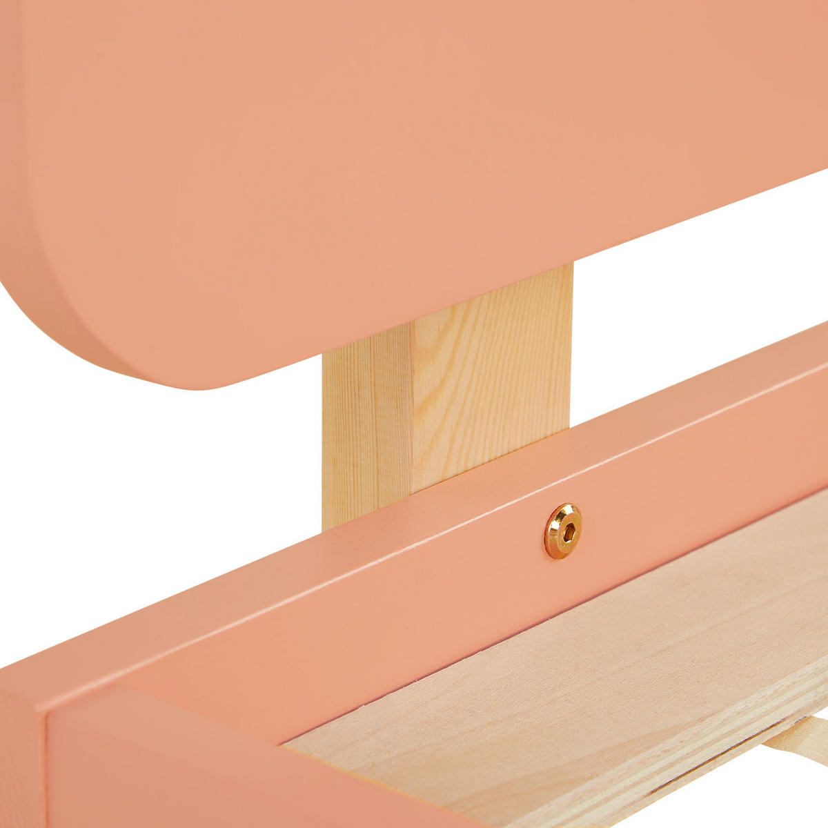 KINDERBETT altrosa 90/200 Lattenrost Matratze - Altrosa, Holz (95/77/209cm) - Homestyle4u