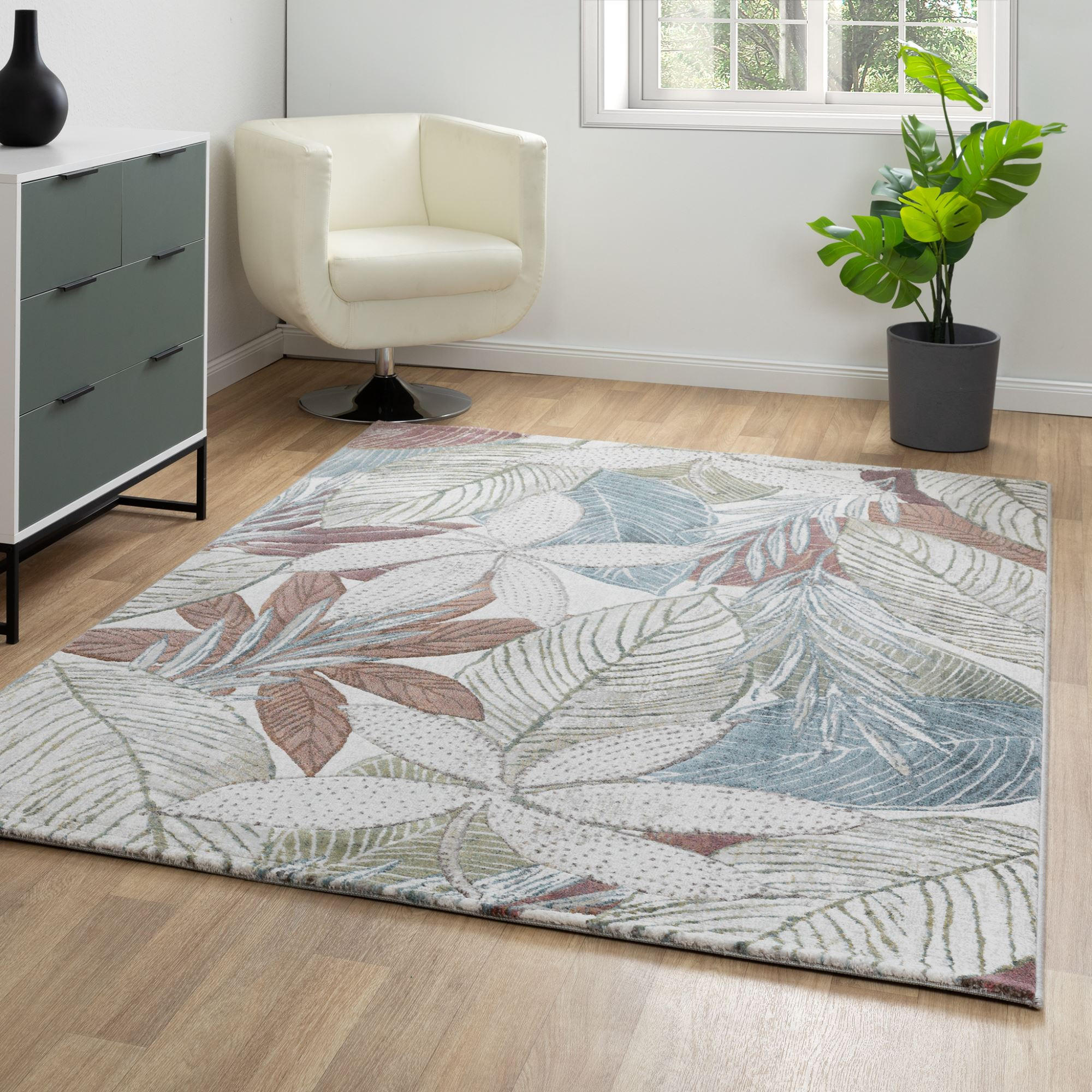 MODERNER TEPPICH 133/195 cm Lauro - Creme, Textil (133/195cm) - Steffensmeier