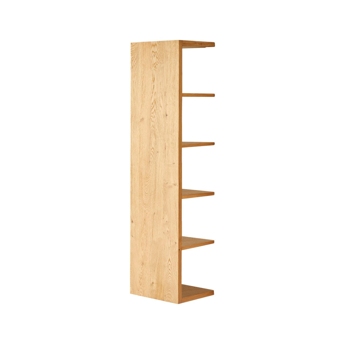 HOCHSCHRANK Easy Natur aus Eiche - Naturfarben, Holz (35/137/30cm) - Tikamoon