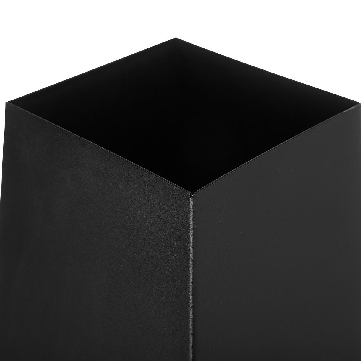 FEUERSTELLE Stah schwarz Yate - Schwarz, Metall (45/150/45cm)
