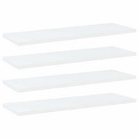 BÜCHERREGAL-BRETTER 4Er Set Weiss 60/20/1,5 Cm Holzwerkstoff - Weiß, Holzwerkstoff (20/1.5/60cm) - vidaXL