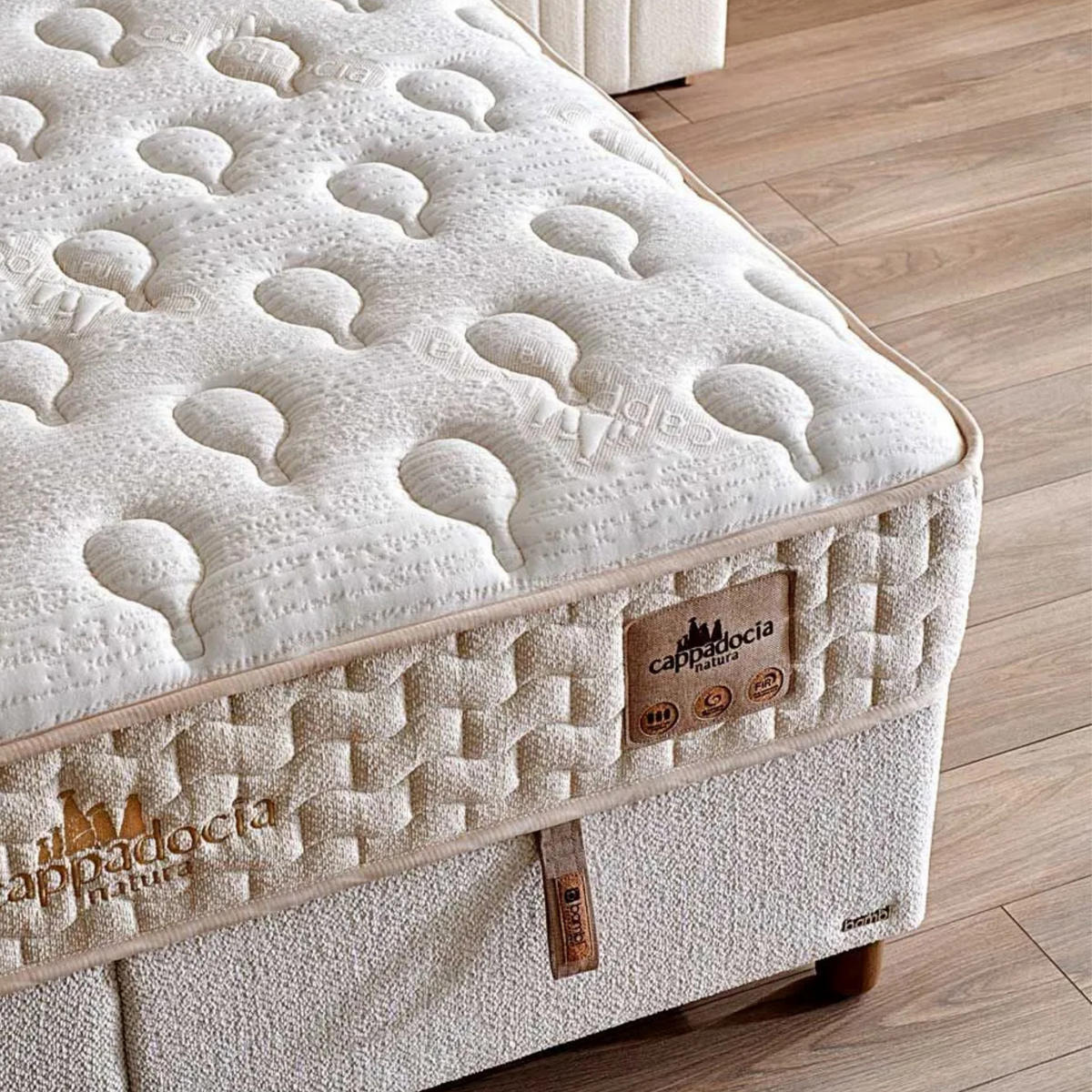 MATRATZE 160x200 Bambi Cappadocia H3 Höhe 30 cm - Weiß, Textil (160/200cm)