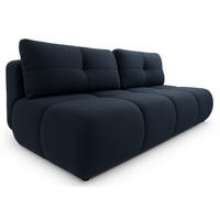 SOFA Granat MILA Ausziehbar Ohne Armlehnen Bouclé - Dunkelblau, Textil (214/89/104cm) - Sepro Meble