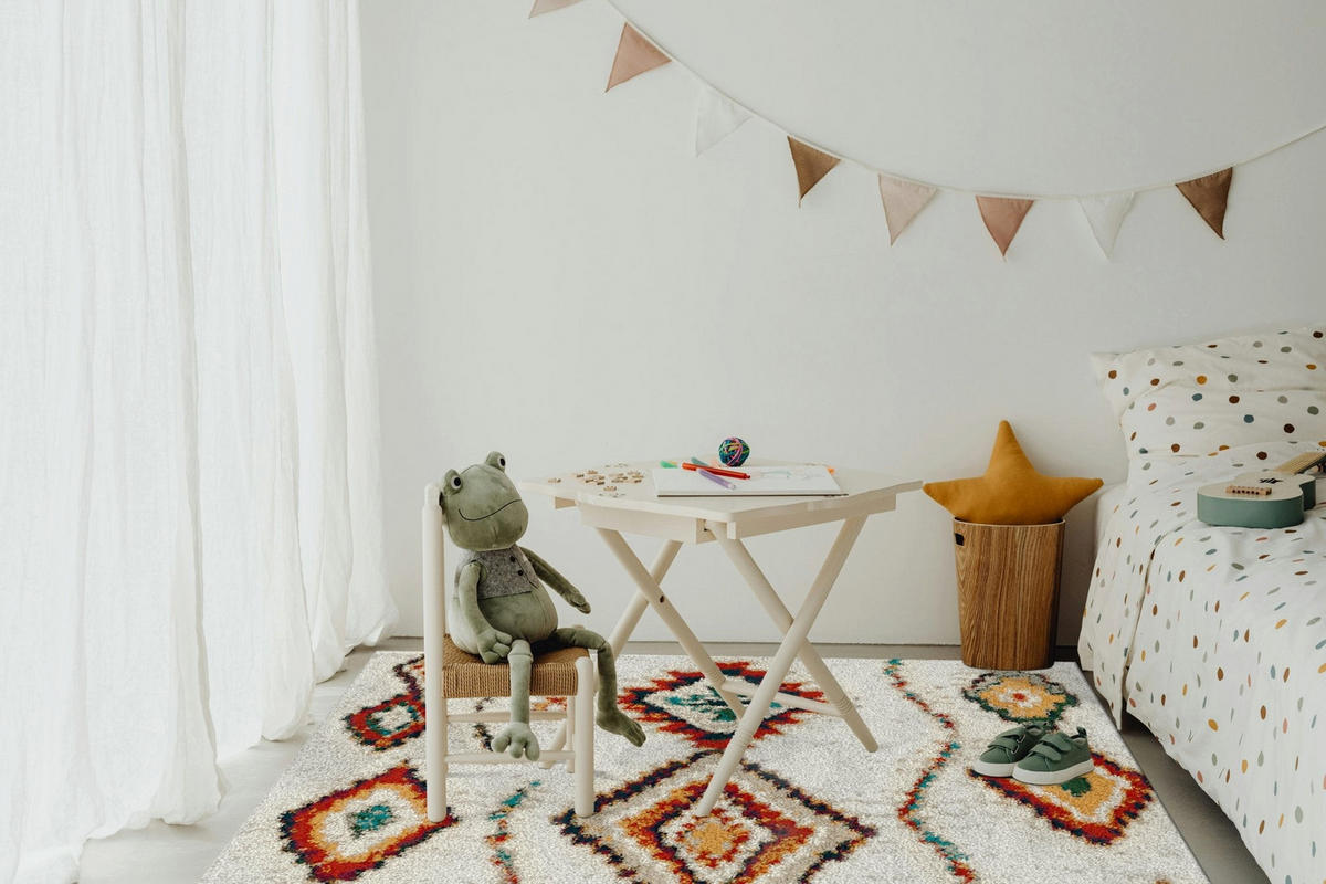 TEPPICH dick bequem mehrfarbig - Multicolor, Textil (140/200cm) - AFK Living