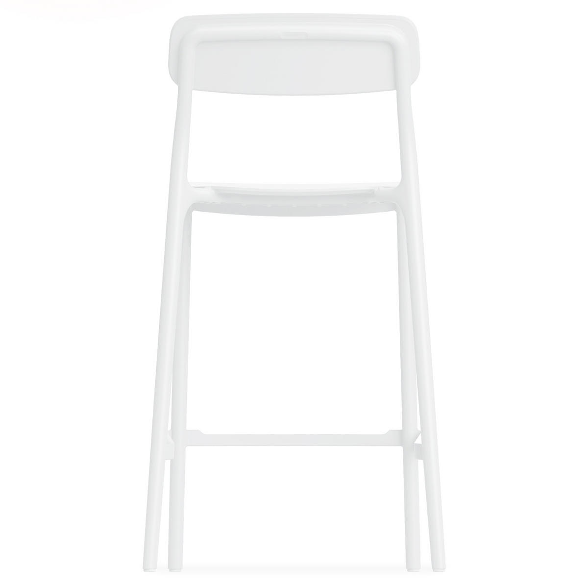 GARTENHOCKER GALIO, 2-er Set - Weiß, Kunststoff (52/98.5/54.5cm) - KONSIMO®