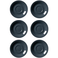 JUMBOUNTERTASSEN Doppio Anthrazit ø 17 cm 6er Set - Anthrazit, Keramik (17cm) - Ritzenhoff Breker