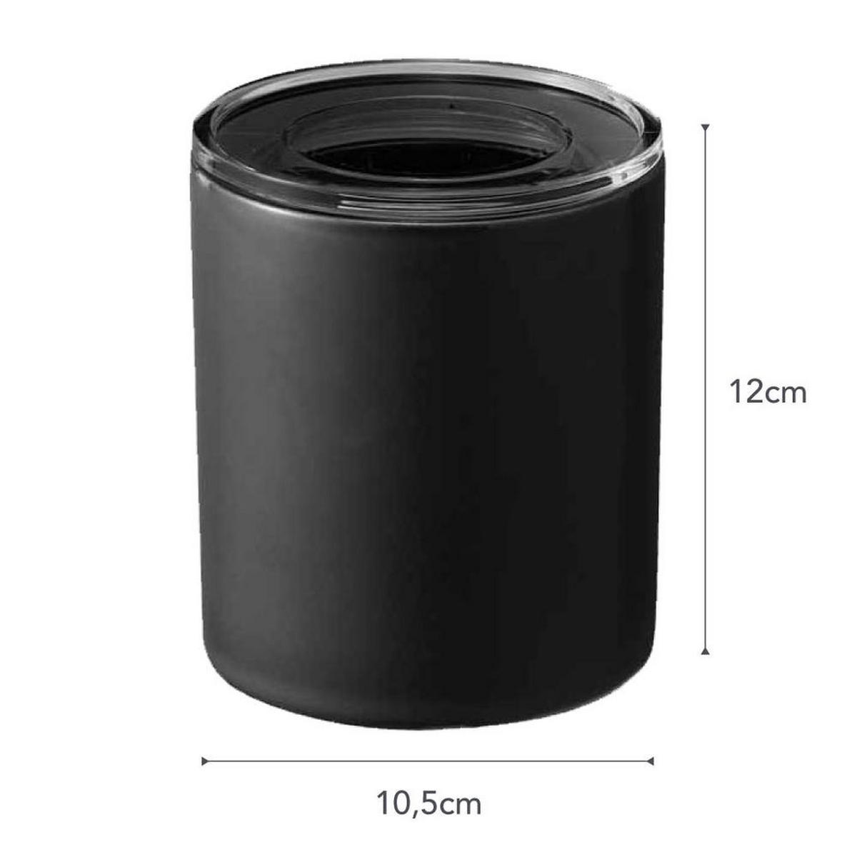 LEBENSMITTELBEHÄLTER Tower 5117 Schwarz Keramik 12 x 10,5 x 10,5 cm - Schwarz, Keramik (10.5/12/10.5cm) - Yamazaki