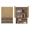 BADEZIMMER-HÄNGESCHRANK POLA MINI DK - EICHE ARTISAN - Eiche Artisan, Holzwerkstoff (64/90/30cm) - CDF