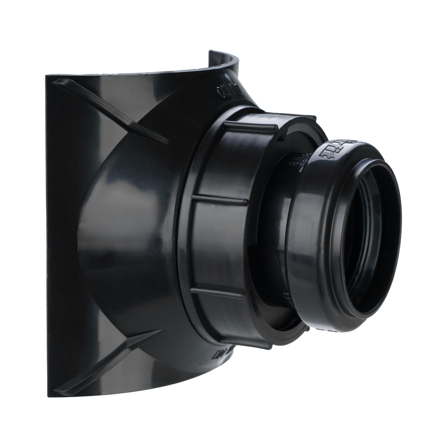 SCHRAUBABZWEIG DN 125/40 schwarz Z-42.1-603 - Grau, Kunststoff (9.9/0.9/0.9cm) - Airfit