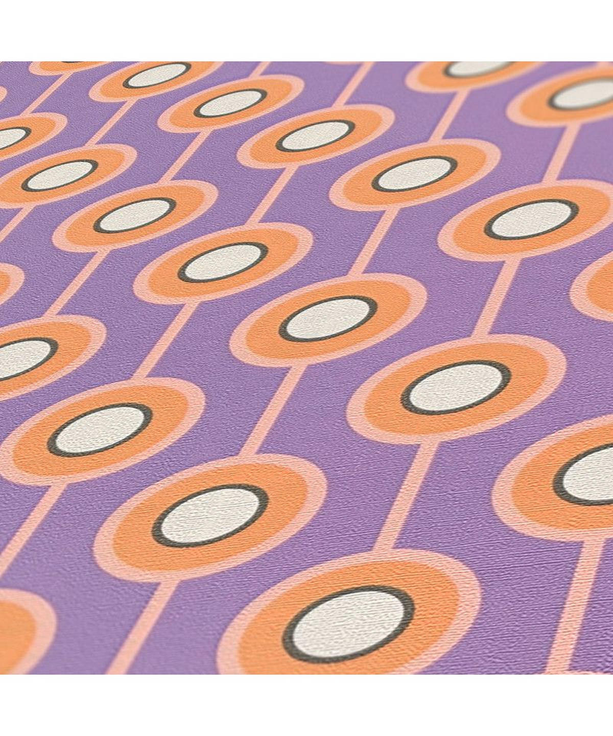 VLIESTAPETE Lila 53/850 cm - Lila, Textil (53/1cm) - KUNSTLOFT