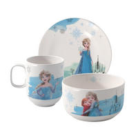 KINDERGESCHIRR-SET Disney Frozen bunt 3er Set - Multicolor, Keramik (2/2/2cm) - Villeroy & Boch