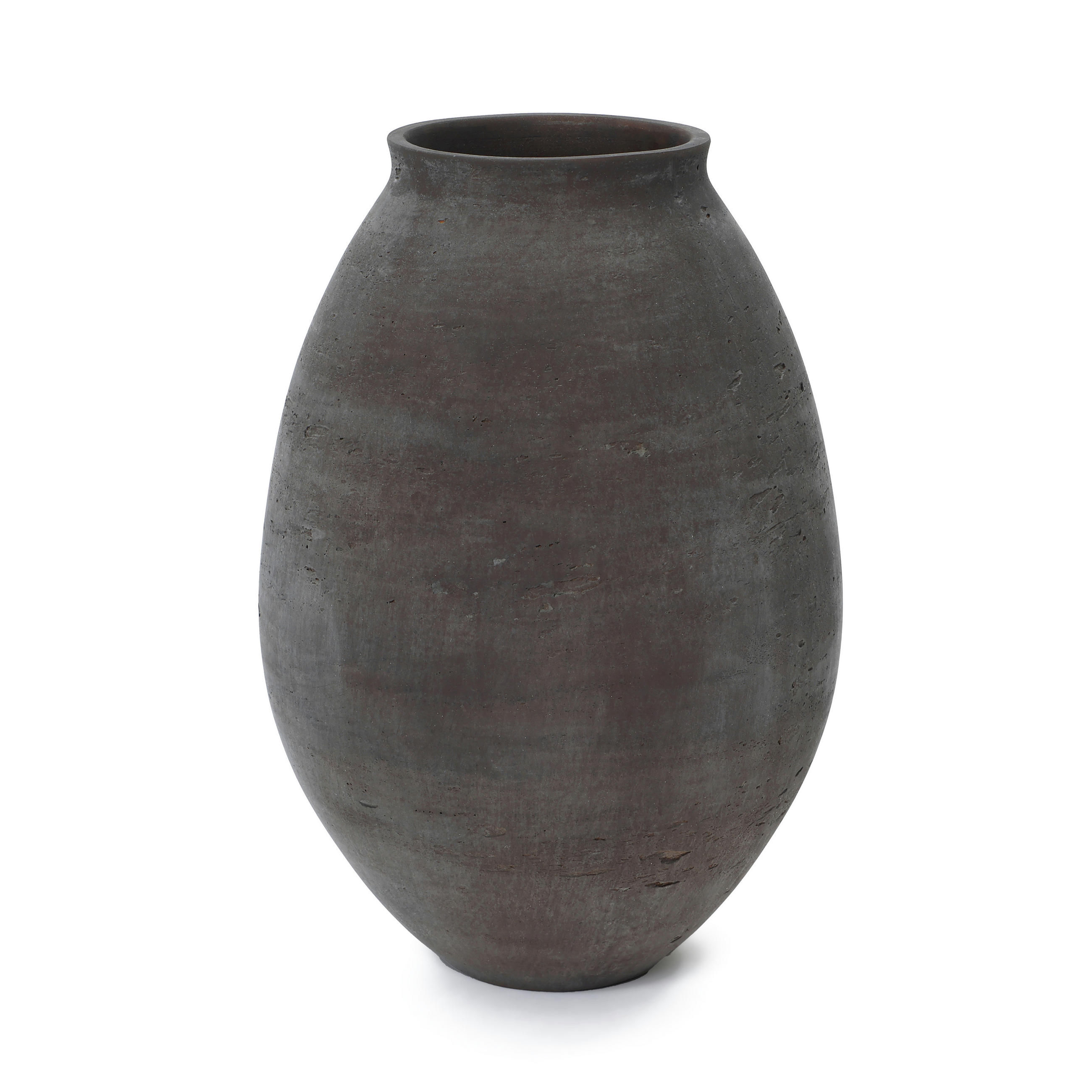 VASE Koro, 40 cm Hoch - Dunkelbraun, Naturmaterialien (40cm) - Hometopia