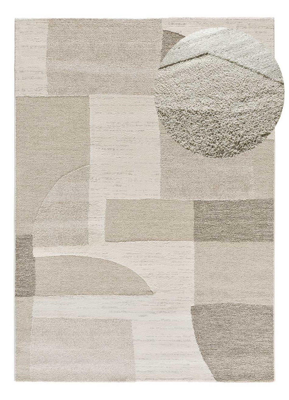 WEBTEPPICH Creme Verona 120/170 cm - Creme, Naturmaterialien/Textil (120/170cm) - Atticgo
