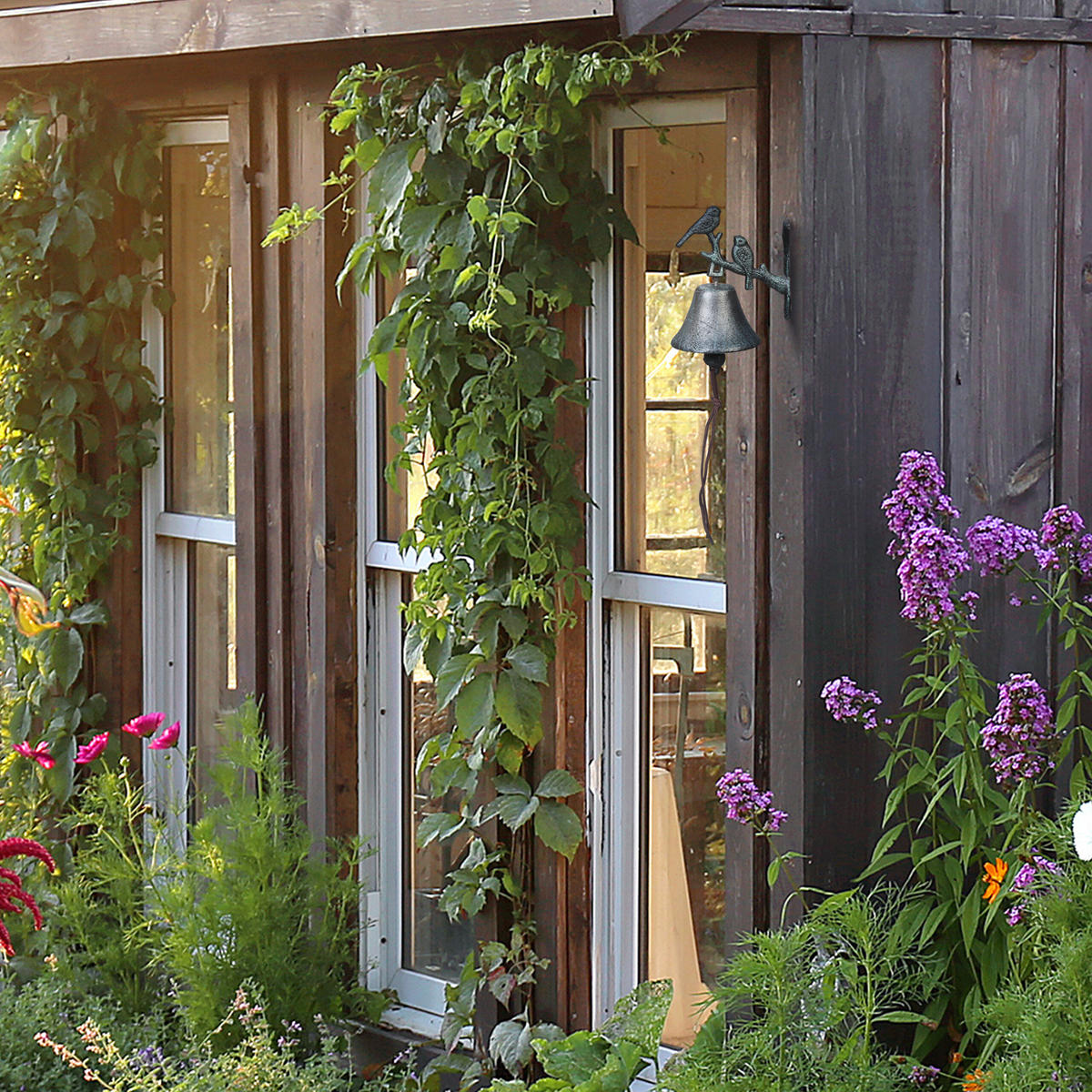 TÜRGLOCKE - Multicolor, Metall (10/20/13cm) - Relaxdays