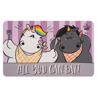 BRETTCHEN Pummel and Friends All you can eat! Mehrfarbig 14,5 x 23,5 cm - Multicolor, Kunststoff (14.5/23.5cm) - United Labels