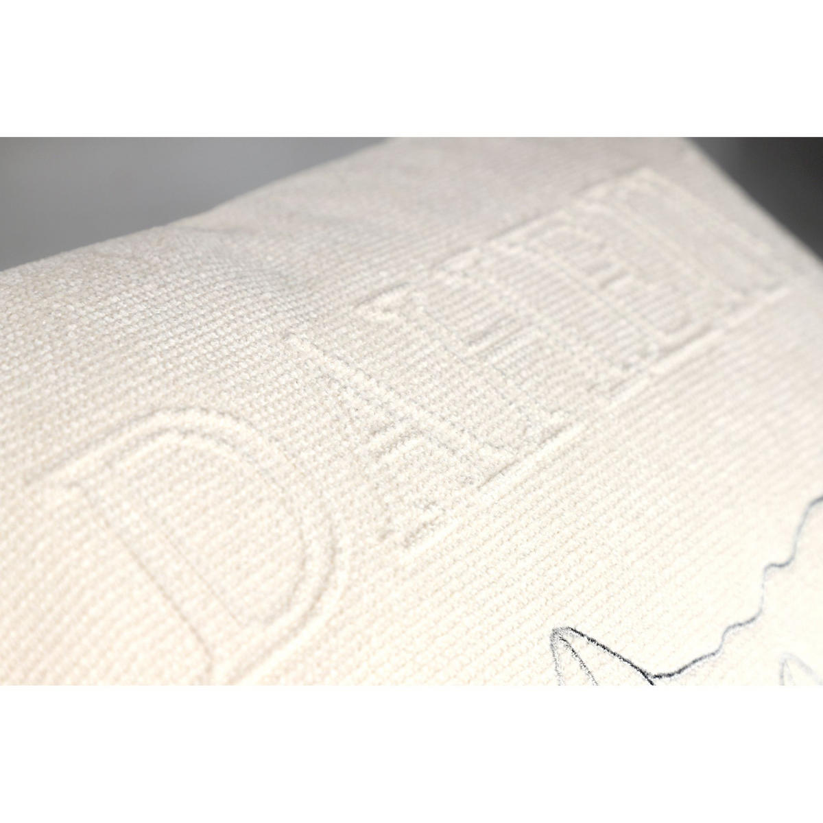 ZIERKISSENHÜLLE DAHEIM - Weiß, Textil (50/30cm) - Sportalm Kitzbühel