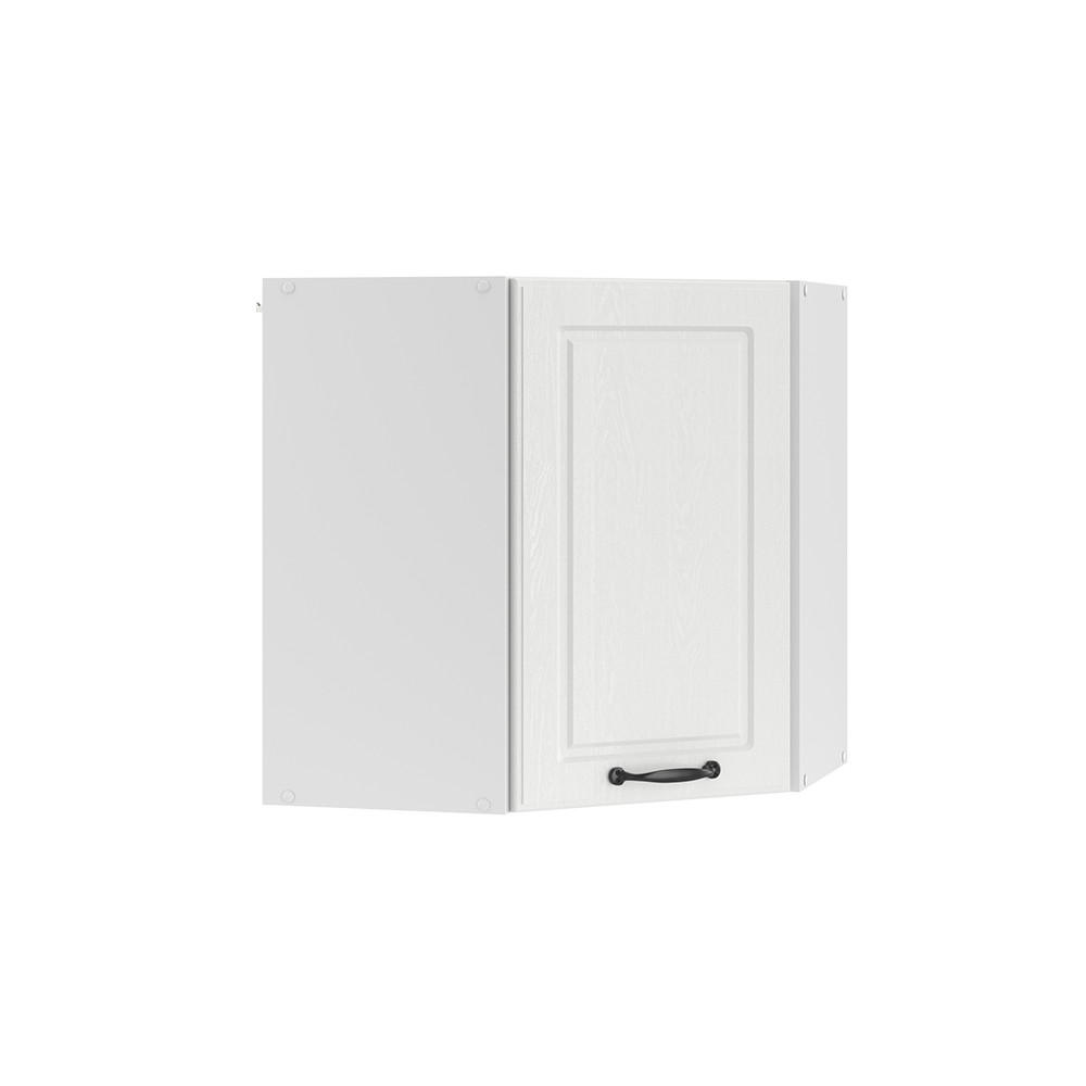 ECKHÄNGESCHRANK R-Line Weiß Landhaus 57 cm - Weiß, Holzwerkstoff (57/60/34.1cm) - Vicco