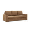 SOFA Neo mit gerader Armlehnen cappuccino - Cappuccino, Textil (220/85/92cm) - SIMKAM Furniture