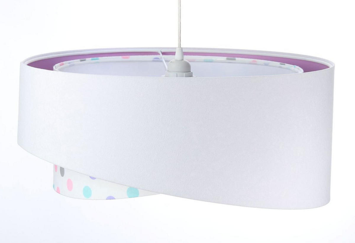 HÄNGELEUCHTE Rosa 50/23 cm - Pink, Kunststoff (50/1/23cm) - ONZENO
