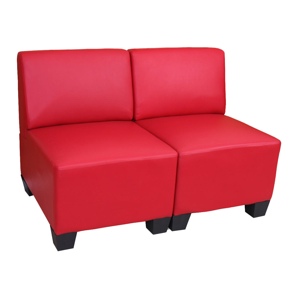 2-SITZER Rot - Rot, Textil (114/76/72cm) - MCW