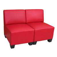 2-SITZER Rot - Rot, Textil (114/76/72cm) - MCW