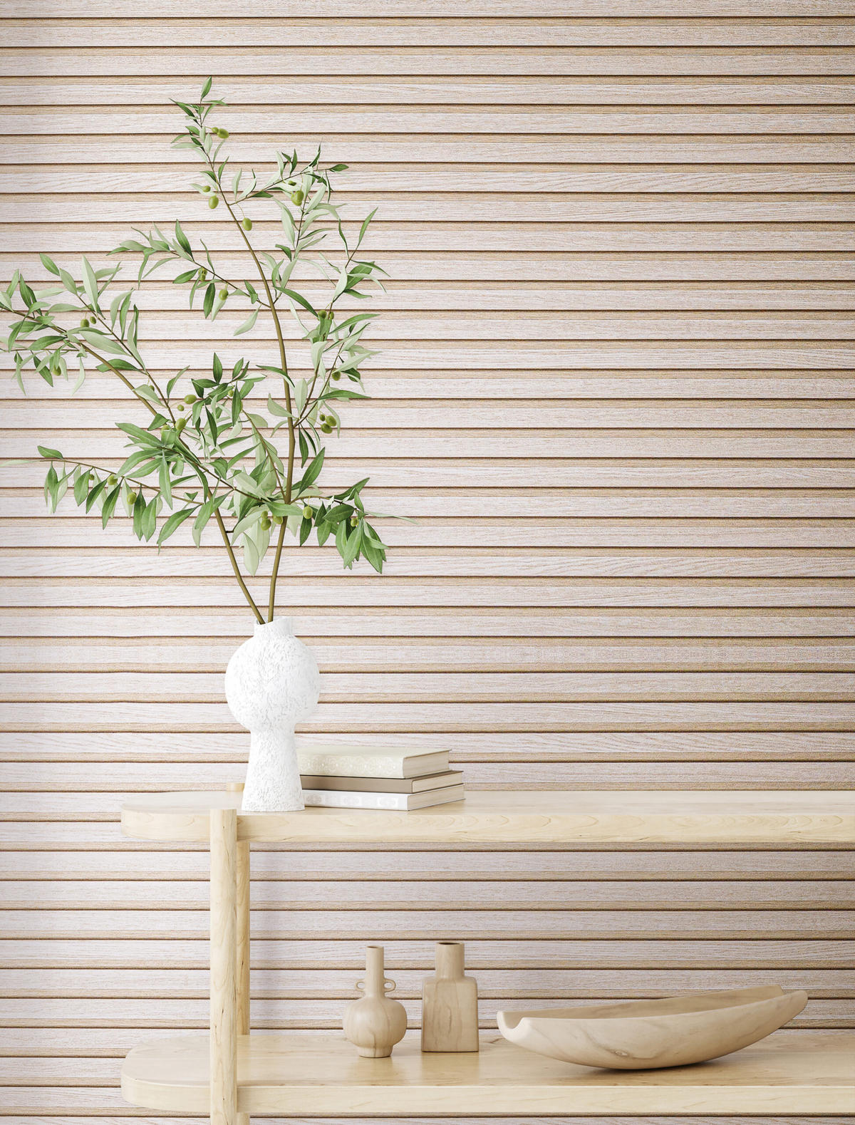 VLIESTAPETE Streifen Tapete beige - Beige, Papier (53/1005cm) - marburg