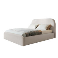 BETT 160x200 - Polsterbett mit Bettkasten und Holzrahmen - Modern Betten - Kuscheliger Catch-Me-Stoff - Kollektion Vienna - Weiß - Weiß, Holz/Textil (160/200cm) - Alpi-Möbel