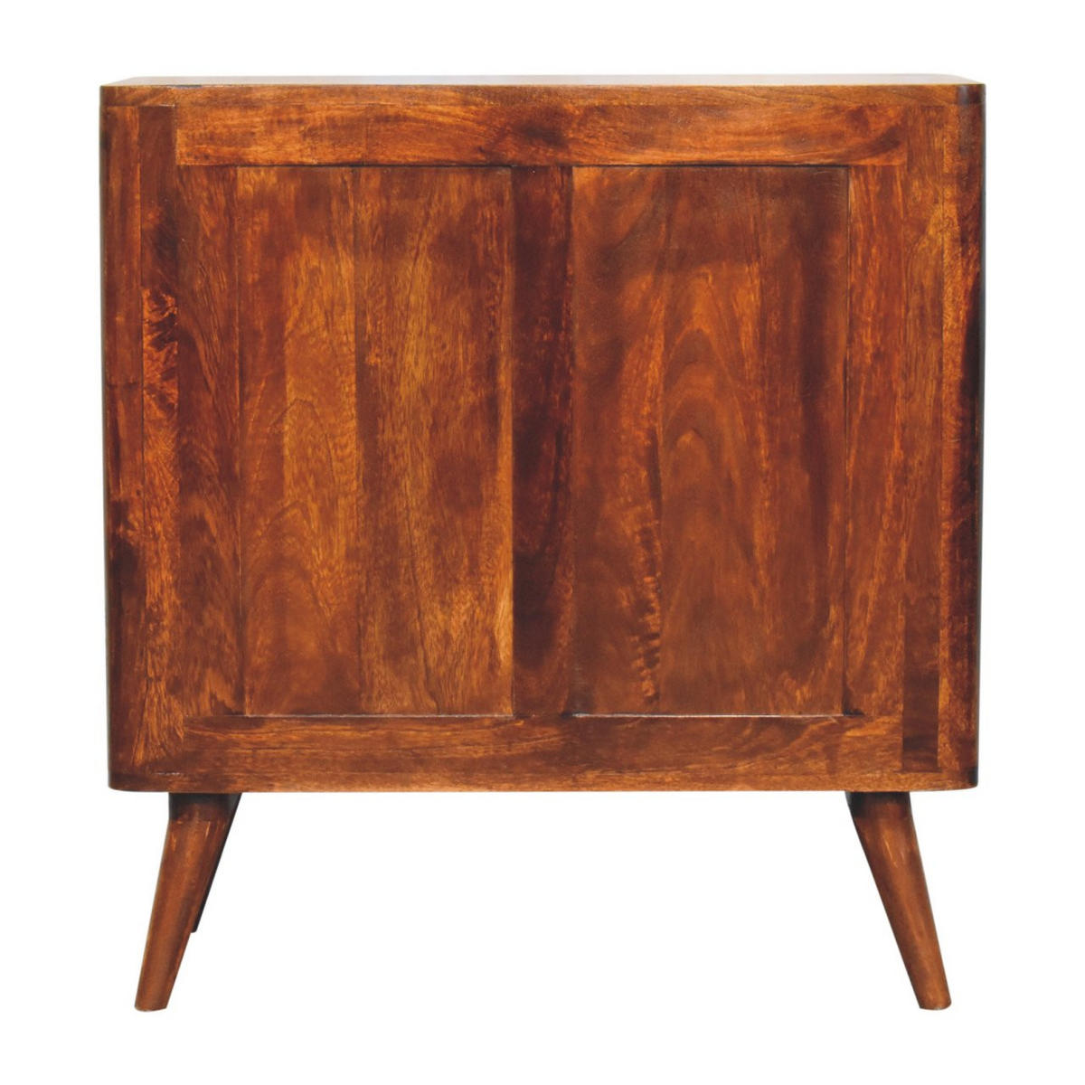 KOMMODE Kastanien-Finish, 3 Schubladen, Braun - Braun, Holz (35/80/75cm) - Artisan Furniture