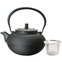 TEEKANNE Arare mit Edelstahlfilter - Gusseisen Schwarz - 1.5 Liter - Schwarz, Keramik (1.5L) - Cookinglife