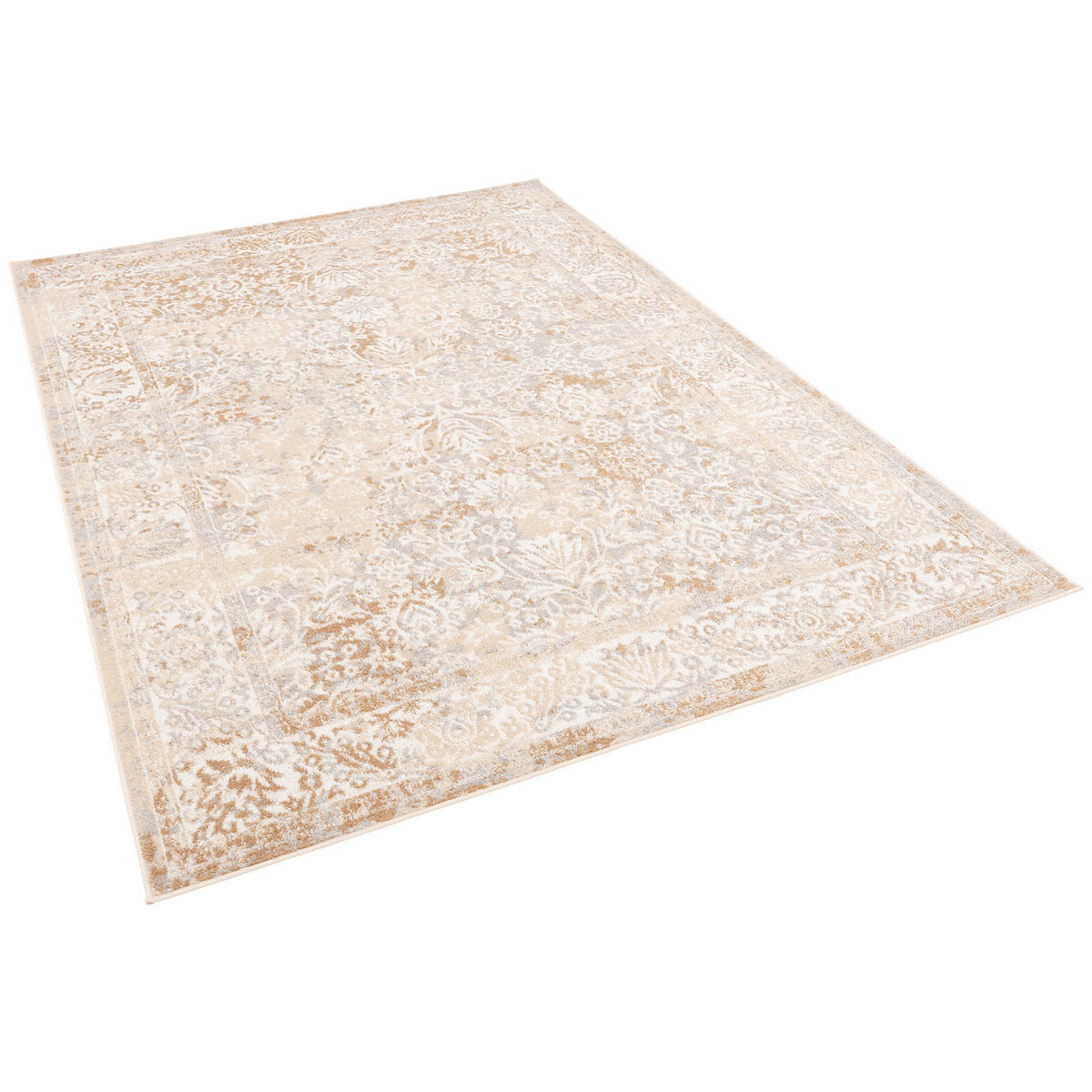 DESIGNER TEPPICH TAWIRA VINTAGE BORDÜRE - Beige, Textil (80/150cm) - Pergamon