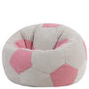 KINDERSITZSACK Fußball - Pink, Textil (76/48/76cm) - icon