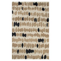 TEPPICH Lou Men In Black 170/240 cm - Schwarz, Textil (170/240cm) - Lola&Moi