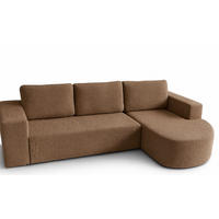 ECKSOFA Braun Vello Mit Schlaffunktion Rechts - Braun, Textil (165/270cm) - Sepro Meble