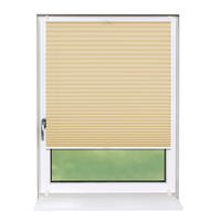 PLISSEE Basic ohne Bohren - Beige, Textil (100/210cm) - Deco-Raum