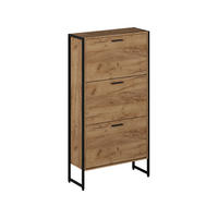 BOTNÍK NA BOTY Folda Dub Goldkraft/černá - černá/barva dubu, kompozitní dřevo (63/119/23.5cm) - Vicco