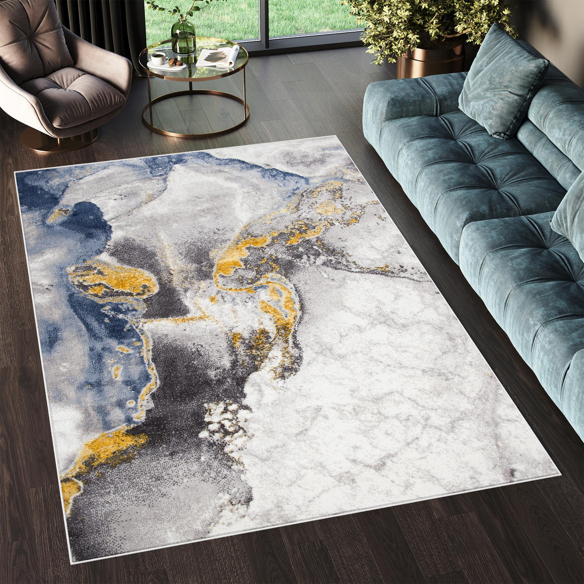 TEPPICH SHINE Creme 200/300 cm - Creme, Textil (200/300cm) - Tapiso