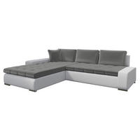 ECKSOFA Orkan - Weiß/Grau, Holz/Textil (302/213cm) - MIRJAN24