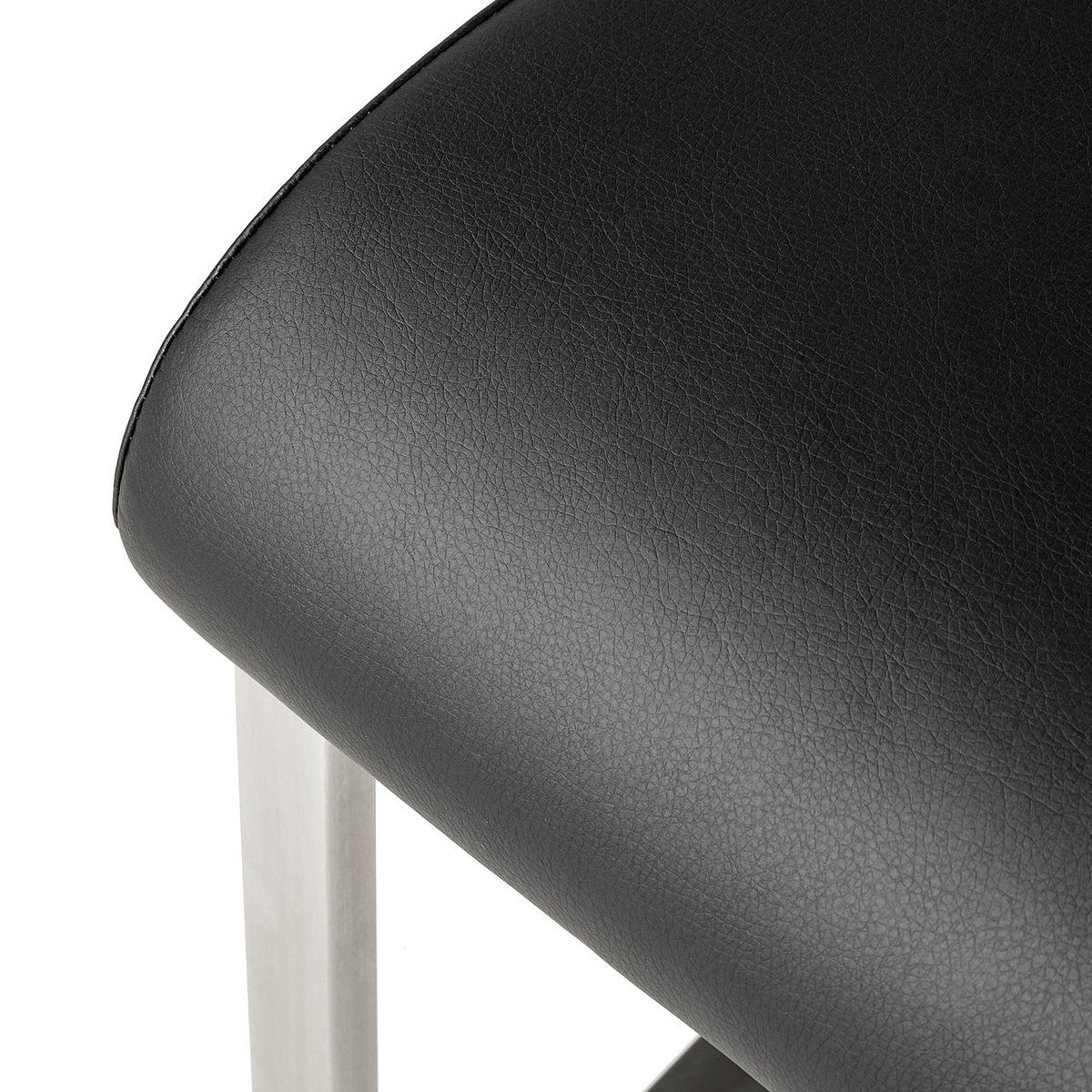 FREISCHWINGER - Edelstahlfarben/Schwarz, Kunststoff/Metall (43/103/52cm) - home24